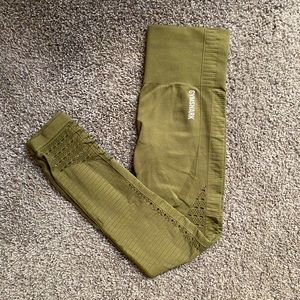 Gymshark Dark Green Energy Seamless Legging